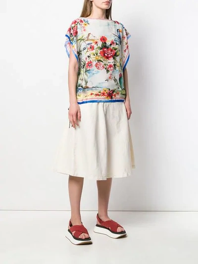 Shop Red Valentino Forget Me Not Blouse In White