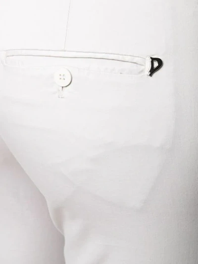 Shop Dondup White Skinny Trousers