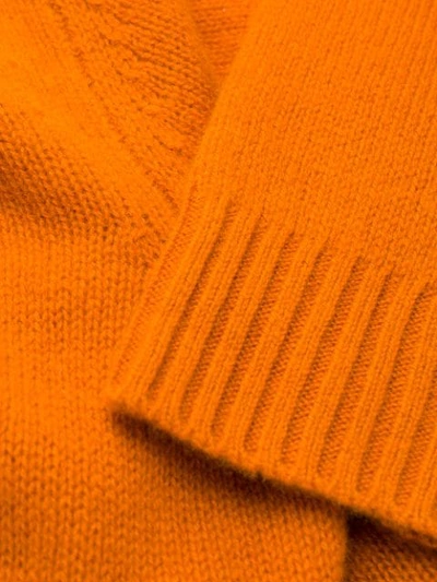 Shop Bottega Veneta Cashmere Jumper In Orange