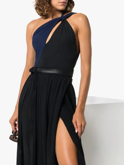Shop Araks Venetia Two-tone Swimsuit In Black