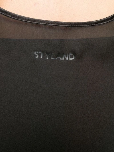 Shop Styland Tank Top In Black