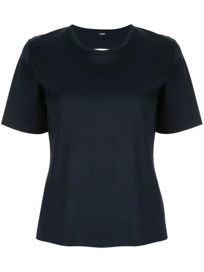Shop Dion Lee Layered Back T-shirt In Blue
