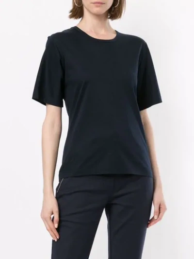 Shop Dion Lee Layered Back T-shirt In Blue