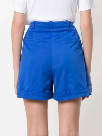 Shop Tufi Duek Tailored Shorts In Blue