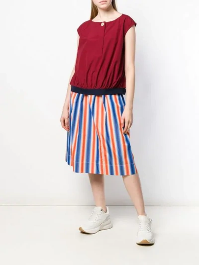 Shop Marni Poplin Tank Top In Red