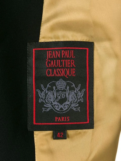 Pre-owned Jean Paul Gaultier Vintage Fitted Blazer In Black