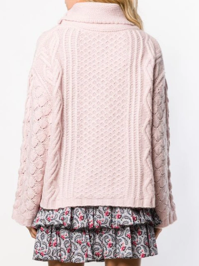 Shop Circus Hotel Detailed Knit Jumper - Pink