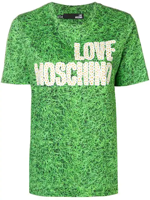 Love Moschino Grass Green Printed 