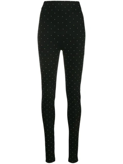 Shop Philosophy Di Lorenzo Serafini Studded Leggings In Black