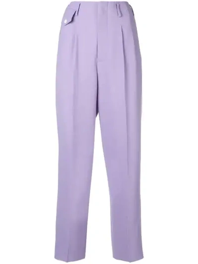 Shop Golden Goose Straight-leg Tailored Trousers In Pink