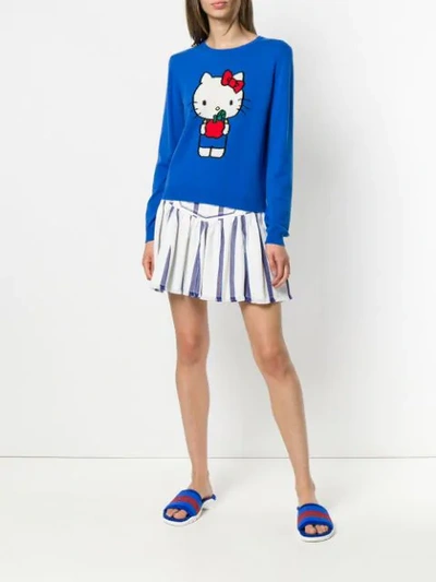 Shop Chinti & Parker Pullover Mit Hello-kitty-motiv - Blau In Blue