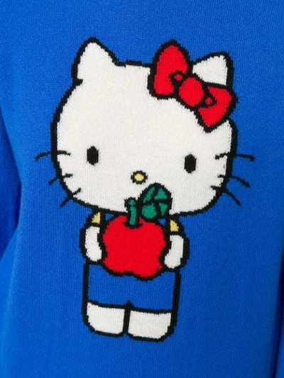 Shop Chinti & Parker Pullover Mit Hello-kitty-motiv - Blau In Blue