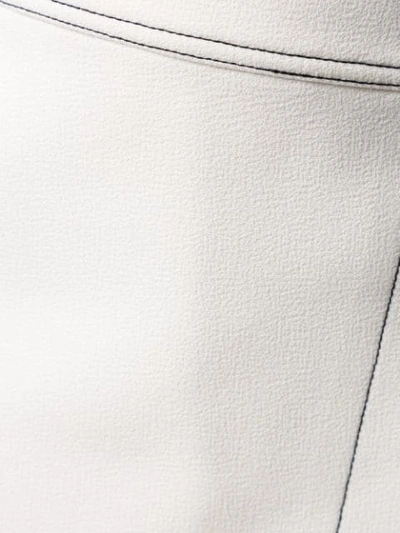 Shop Dion Lee E-hook Mini Skirt In White