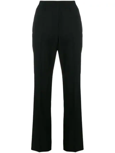 Shop Givenchy Tuxedo Stripe Trousers In Black