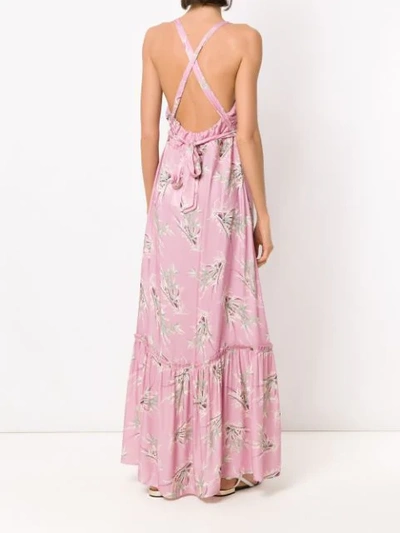 Shop Clube Bossa Halterneck Demuze Dress In Pink