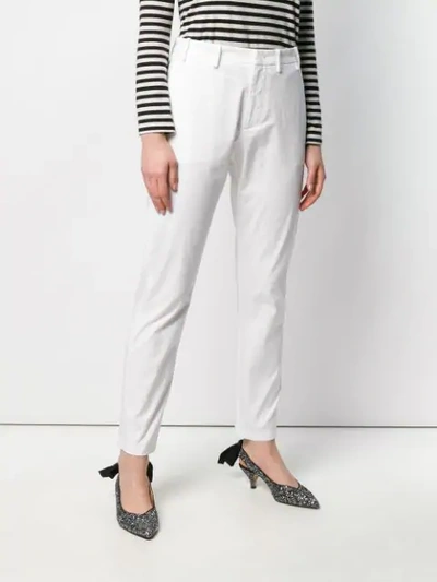 Shop N°21 Slim-fit Tailored Trousers In White