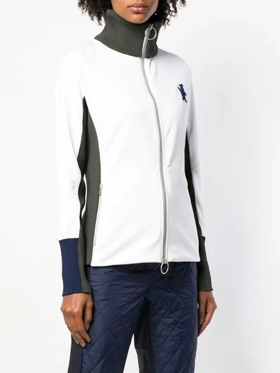 Shop Marni Monochrome Sports Jacket In White