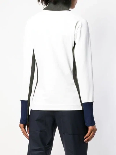 Shop Marni Monochrome Sports Jacket In White