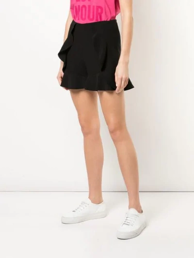 Shop Cinq À Sept Saphir Shorts In Black