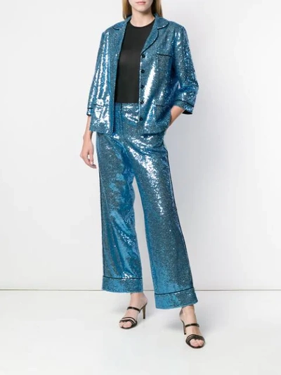 Shop In The Mood For Love Loren Trousers In Blue