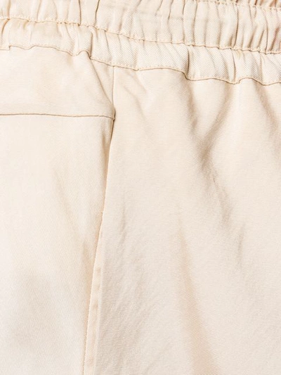 Shop Chloé Loose Trousers In Neutrals