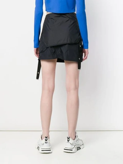 Shop Artica Arbox Folded Panel Mini Skirt In 0999 Black