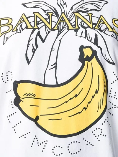 Shop Stella Mccartney Bananas Print T-shirt In White