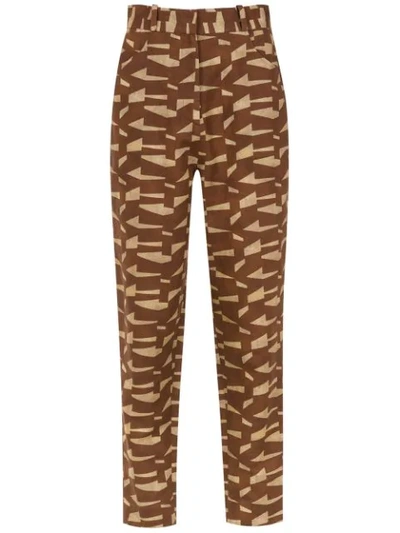 Shop Andrea Marques Tapered-hose - Braun In Brown