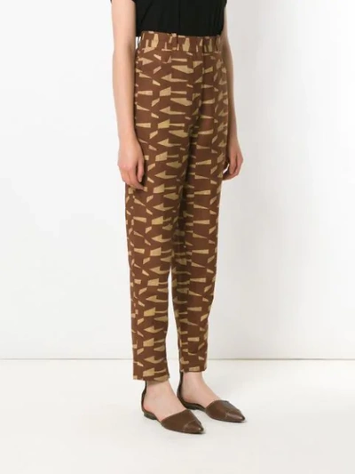 Shop Andrea Marques Tapered-hose - Braun In Brown