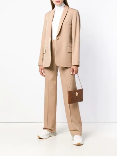 Shop Stella Mccartney Wide In Neutrals