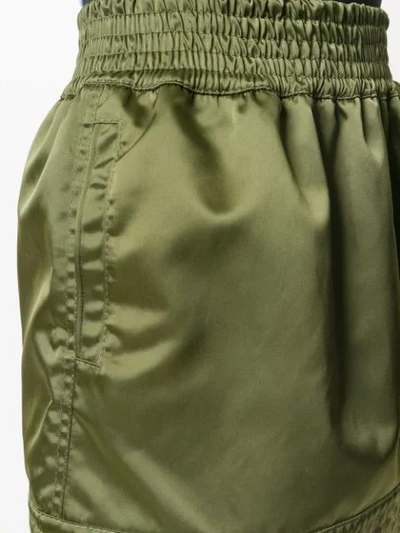 Shop N°21 Nº21 High Shine Sporty Skirt - Green