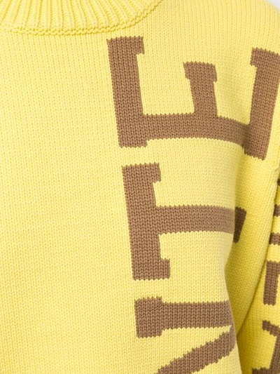 Shop Anteprima Logo Sweatshirt In Yellow