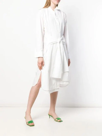 Shop Loewe Asymmetrisches Hemdkleid In White