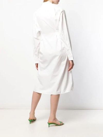 Shop Loewe Asymmetrisches Hemdkleid In White