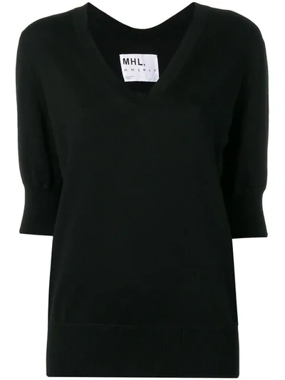 Shop Margaret Howell V In Black