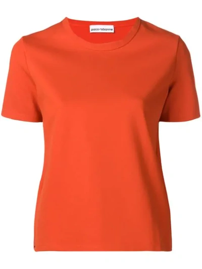 Shop Paco Rabanne Basic T-shirt - Red