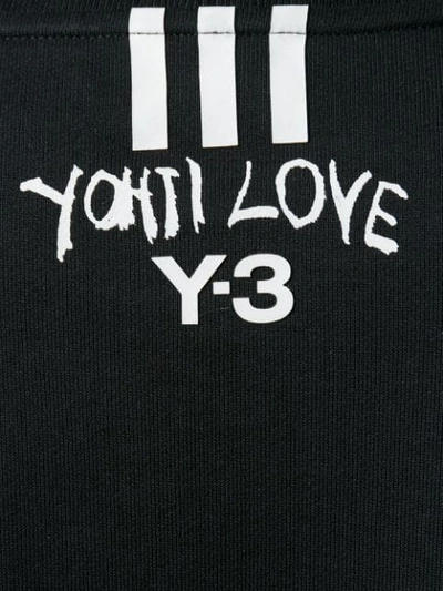 Shop Y-3 Oversized-sweatshirt Mit Logo In Black