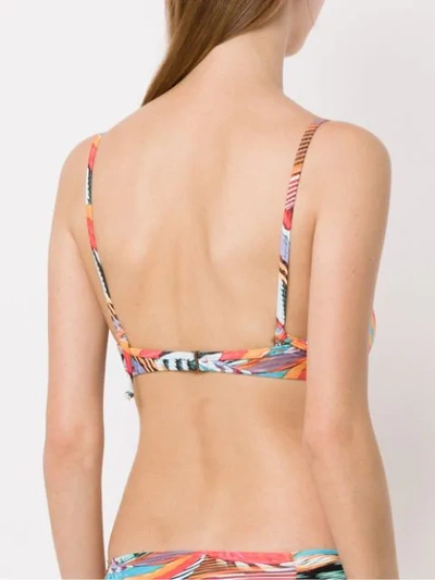 Shop Lygia & Nanny Cassis Bikini Top In Multicolour