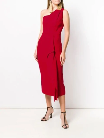 Shop Roland Mouret 'rivoli' Kleid In Red