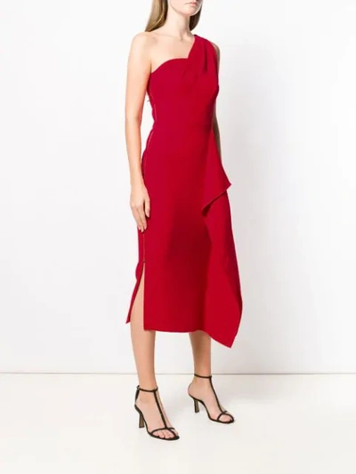 Shop Roland Mouret 'rivoli' Kleid In Red