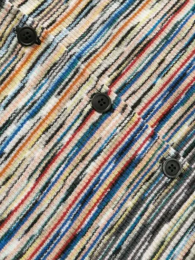 Shop Missoni Striped Pattern Cardigan In Sm0hz
