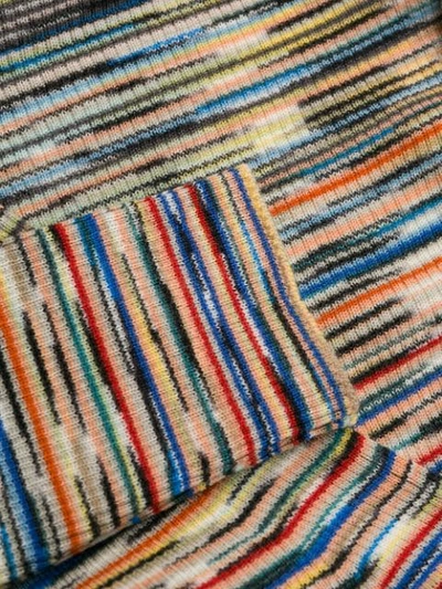 Shop Missoni Striped Pattern Cardigan In Sm0hz