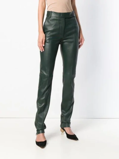 Shop Joseph Reeve Stretch Trousers In Green