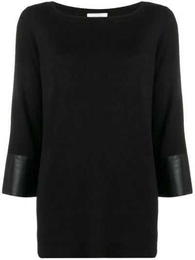 Shop Snobby Sheep Classic Slim-fit Sweater - Black