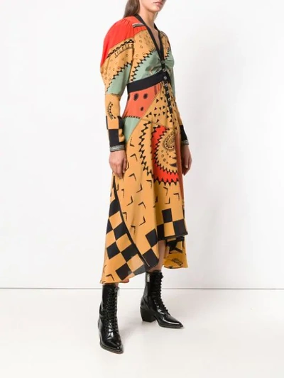 Shop Etro Yuna Dress - Yellow