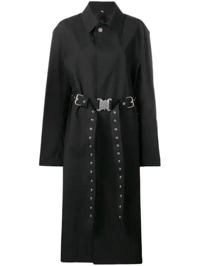 Shop Alyx X Mackintosh Belted Trench Coat In Black