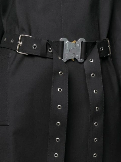 Shop Alyx X Mackintosh Belted Trench Coat In Black
