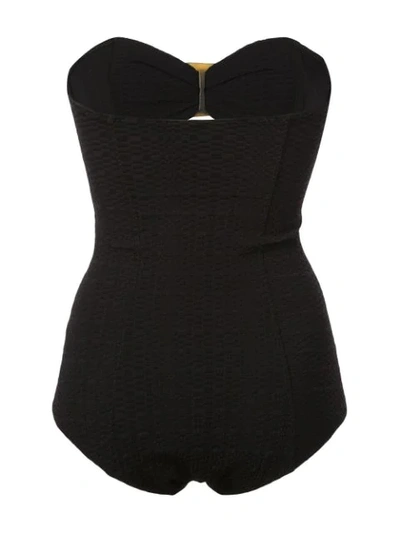 Shop Lisa Marie Fernandez One-piece Swimsuit In Black
