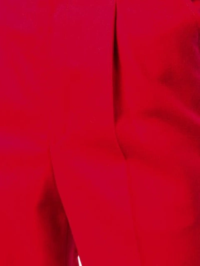 Pre-owned Comme Des Garçons 1991 High-waisted Tailored Trousers In Red