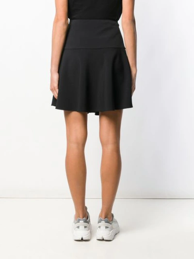 Shop Red Valentino Skater Skirt In Black